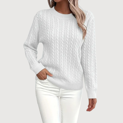 Bernila – Ladies' Cable Knit Jumper