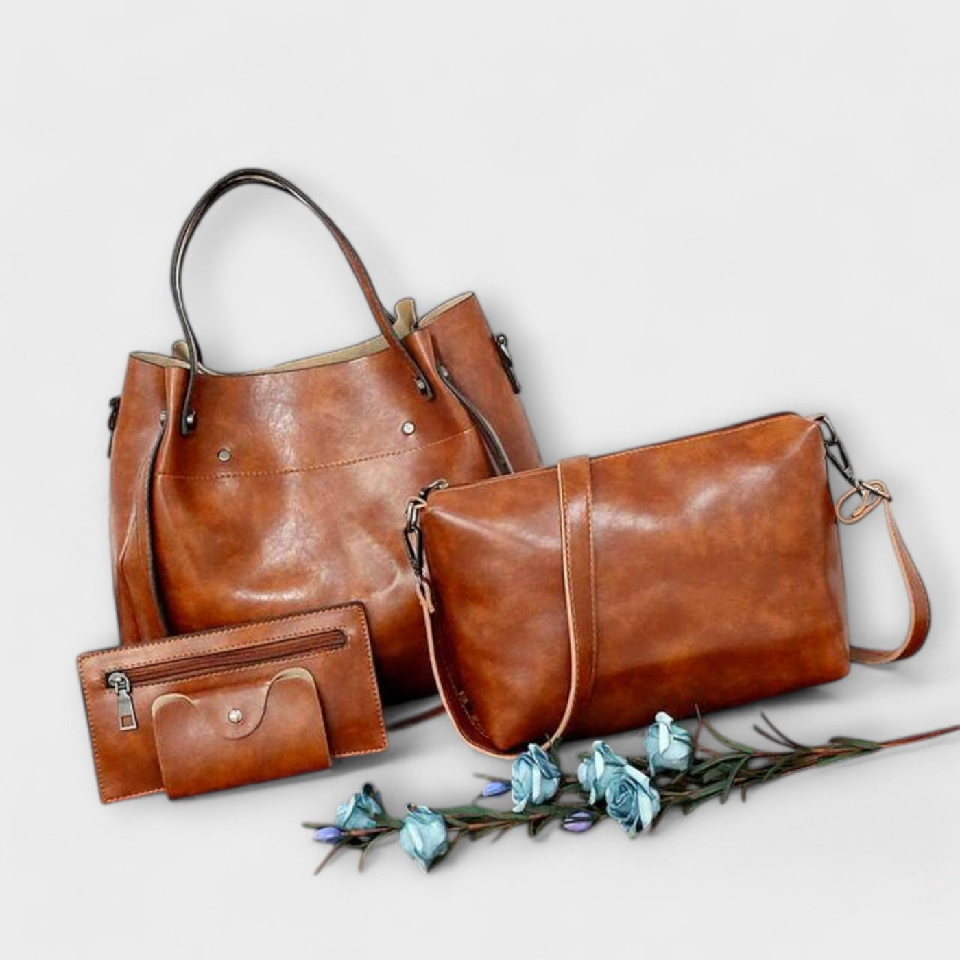 Claire - 4-Piece Vintage Bag Set