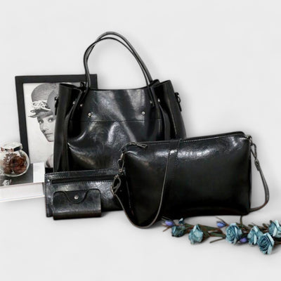 Claire - 4-Piece Vintage Bag Set