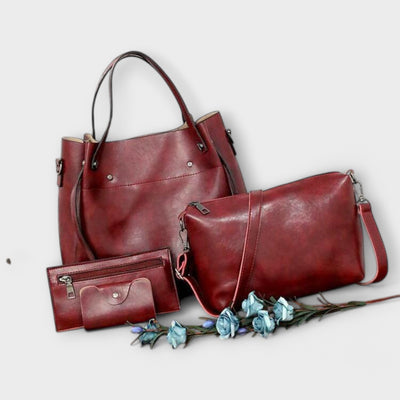Claire - 4-Piece Vintage Bag Set