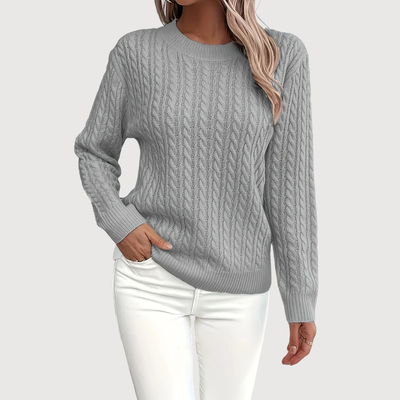 Bernila – Ladies' Cable Knit Jumper