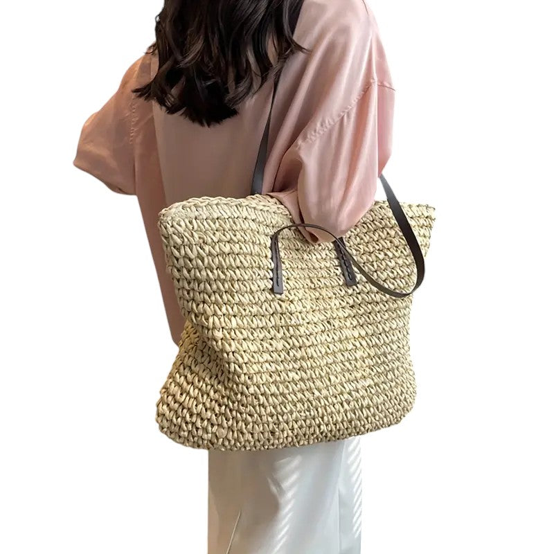 Natalie - Woven Tote Bag