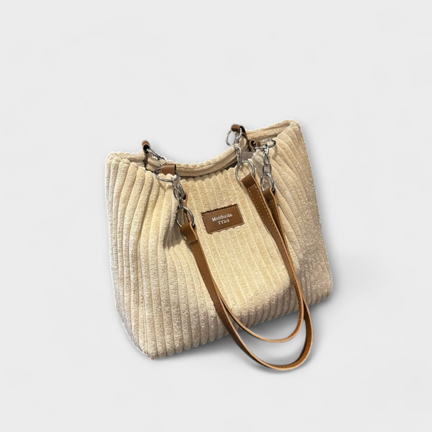 Patricia - Soft Cord Shoulder Bag
