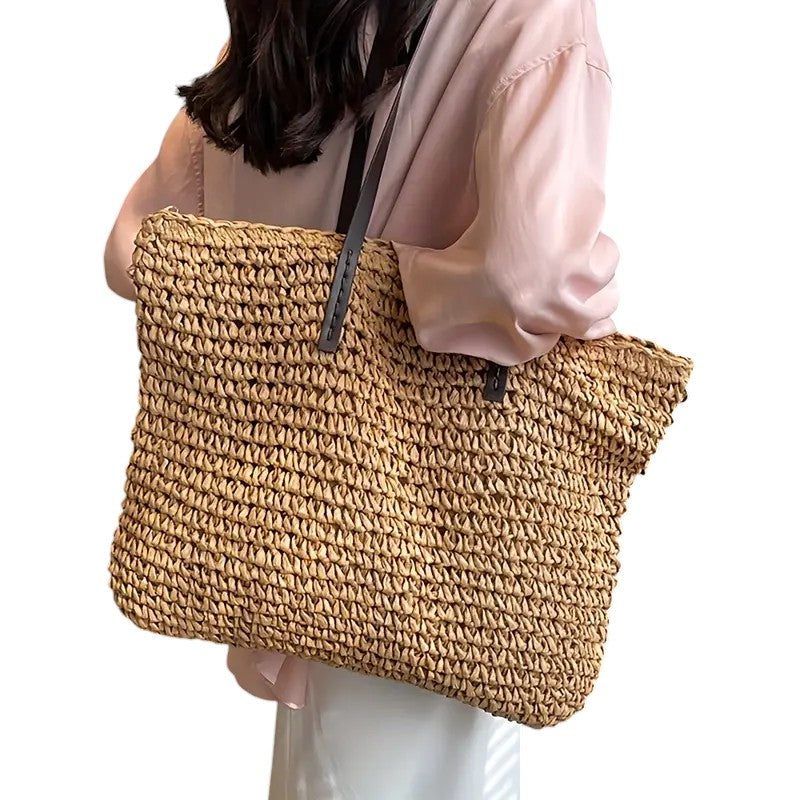 Natalie - Woven Tote Bag