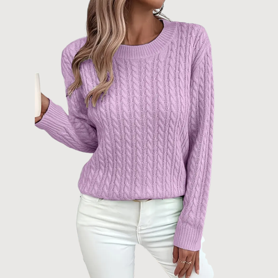 Bernila – Ladies' Cable Knit Jumper