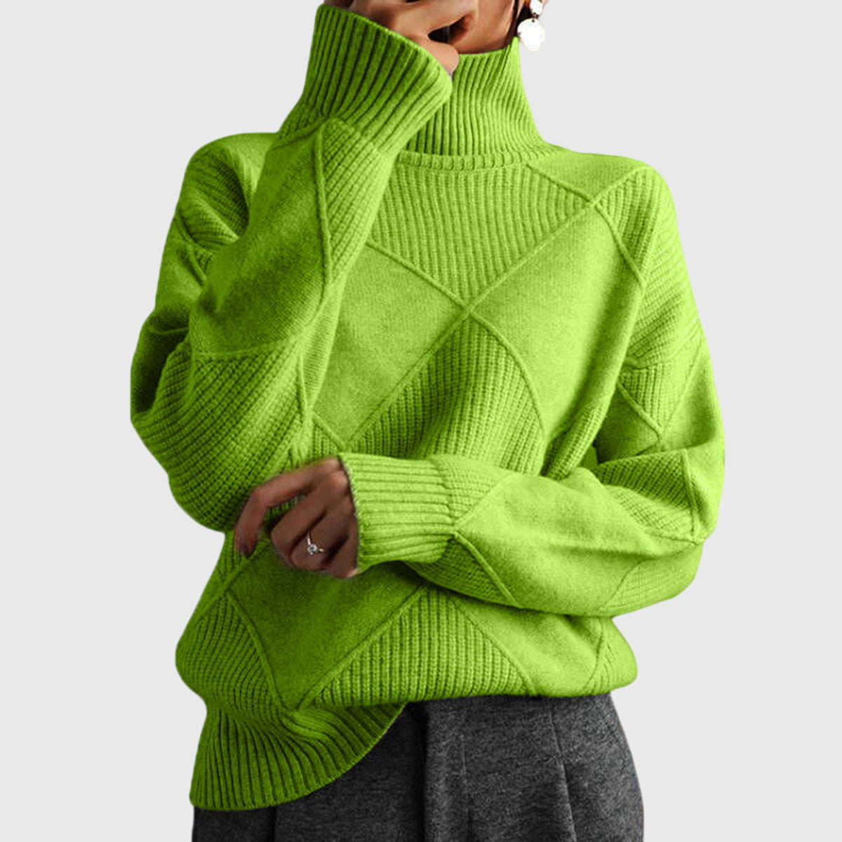 Angela™ - Turtleneck Sweater