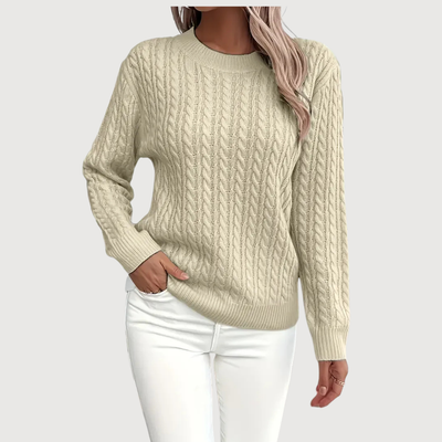 Bernila – Ladies' Cable Knit Jumper