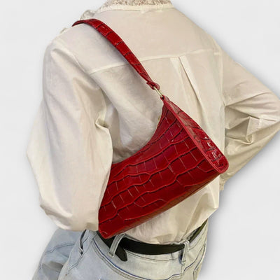 Sage - Shiny Leather Bag