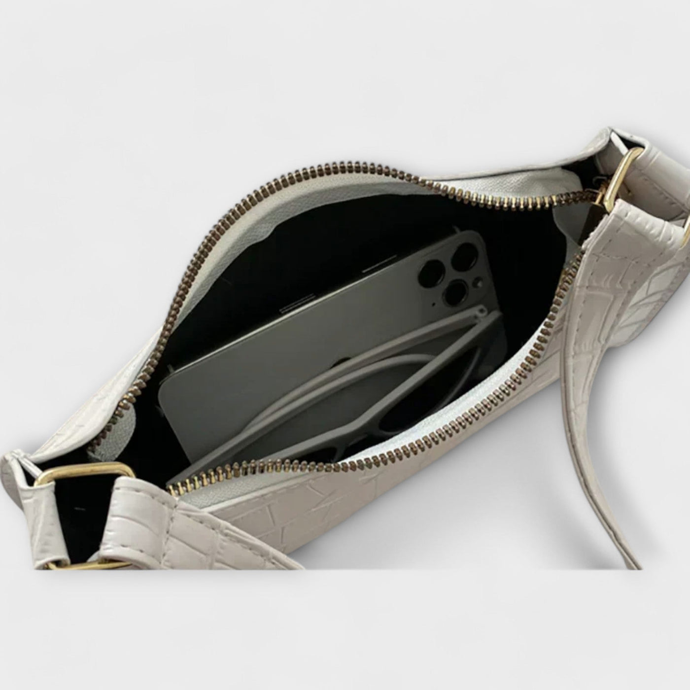 Sage - Shiny Leather Bag