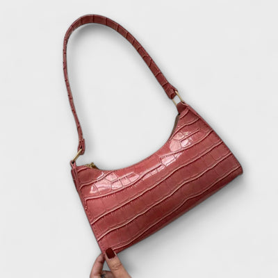 Sage - Shiny Leather Bag