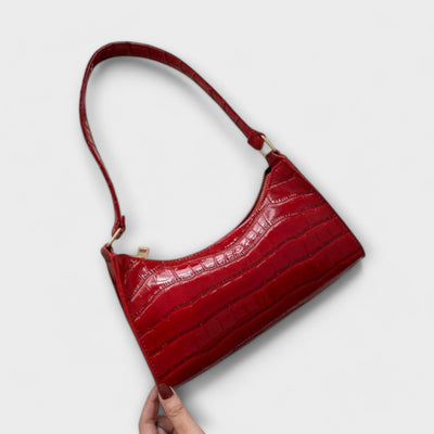 Sage - Shiny Leather Bag
