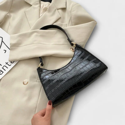 Sage - Shiny Leather Bag