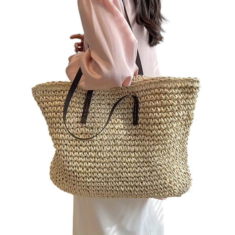 Natalie - Woven Tote Bag