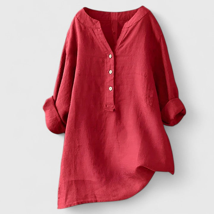 Larienne | Elegant Button-Front Shirt