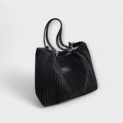 Patricia - Soft Cord Shoulder Bag
